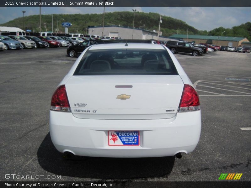 Summit White / Jet Black 2015 Chevrolet Impala Limited LT
