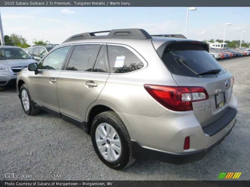 Tungsten Metallic / Warm Ivory 2015 Subaru Outback 2.5i Premium