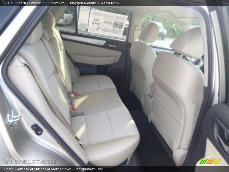 Tungsten Metallic / Warm Ivory 2015 Subaru Outback 2.5i Premium