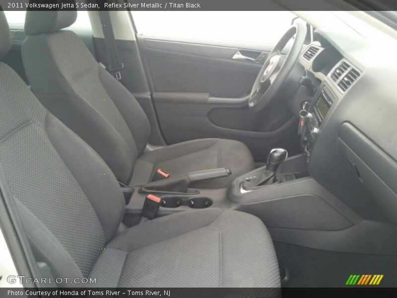 Reflex Silver Metallic / Titan Black 2011 Volkswagen Jetta S Sedan