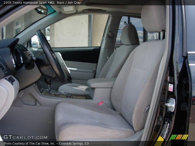 Black / Ash Gray 2008 Toyota Highlander Sport 4WD