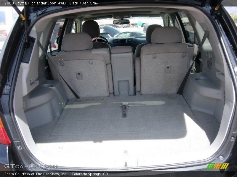 Black / Ash Gray 2008 Toyota Highlander Sport 4WD