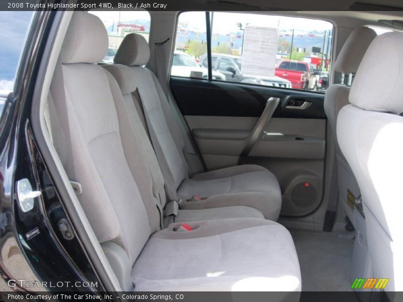 Black / Ash Gray 2008 Toyota Highlander Sport 4WD