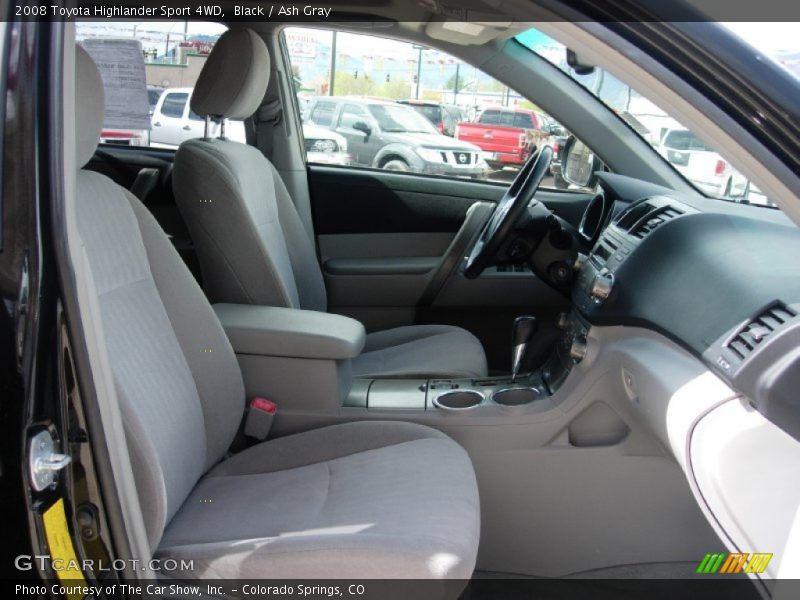 Black / Ash Gray 2008 Toyota Highlander Sport 4WD