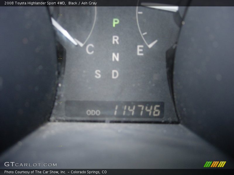Black / Ash Gray 2008 Toyota Highlander Sport 4WD