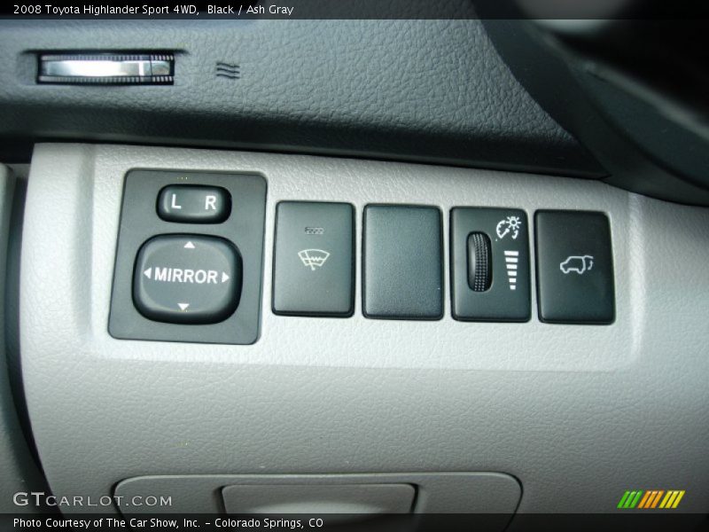 Black / Ash Gray 2008 Toyota Highlander Sport 4WD