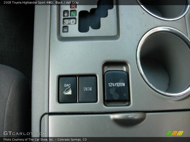 Black / Ash Gray 2008 Toyota Highlander Sport 4WD