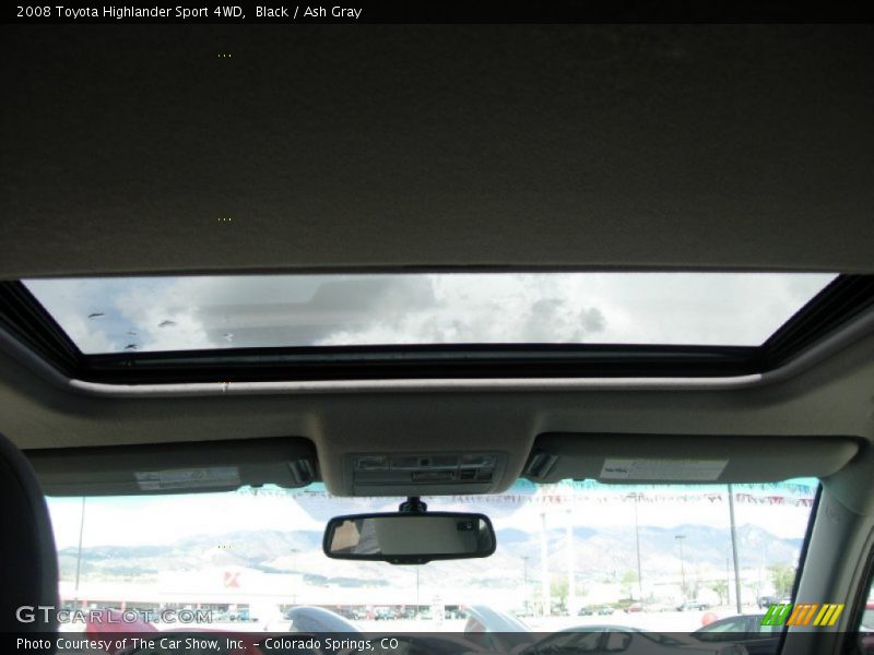 Black / Ash Gray 2008 Toyota Highlander Sport 4WD