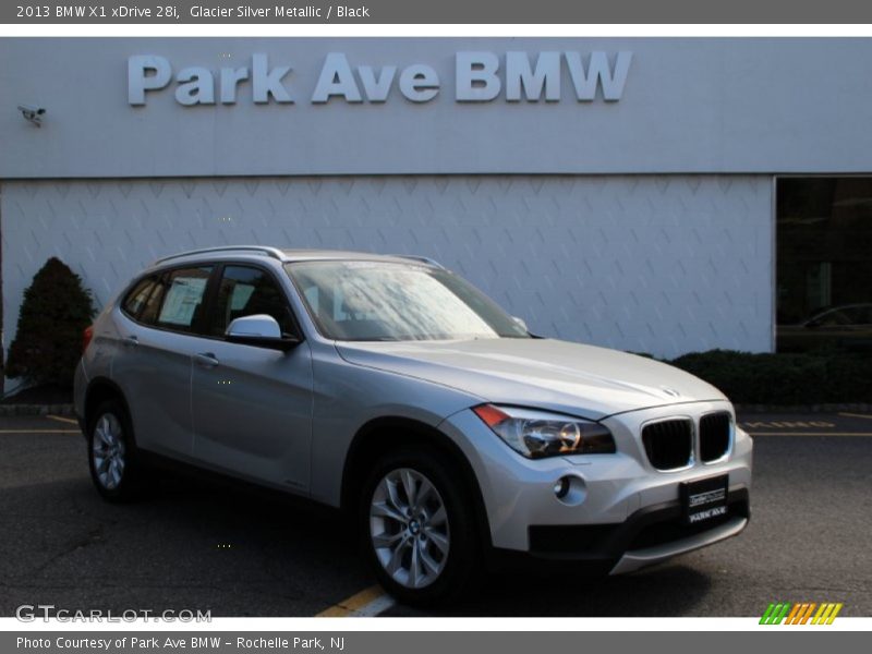 Glacier Silver Metallic / Black 2013 BMW X1 xDrive 28i