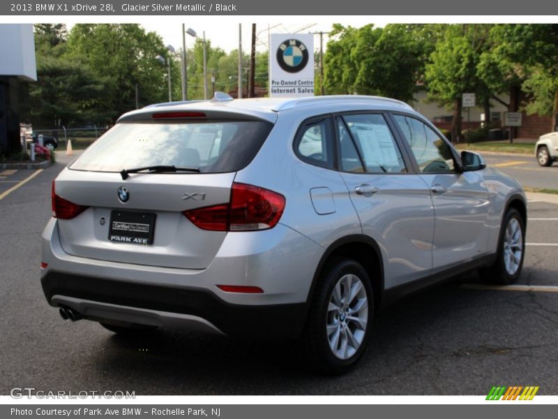 Glacier Silver Metallic / Black 2013 BMW X1 xDrive 28i