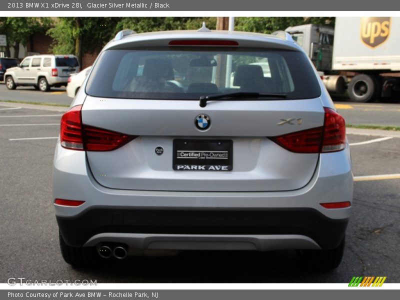 Glacier Silver Metallic / Black 2013 BMW X1 xDrive 28i