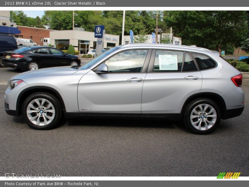 Glacier Silver Metallic / Black 2013 BMW X1 xDrive 28i