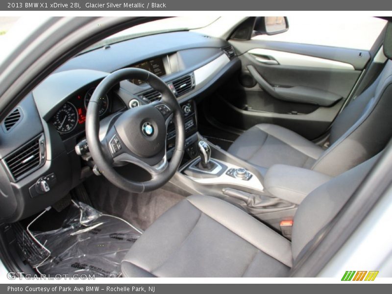 Glacier Silver Metallic / Black 2013 BMW X1 xDrive 28i