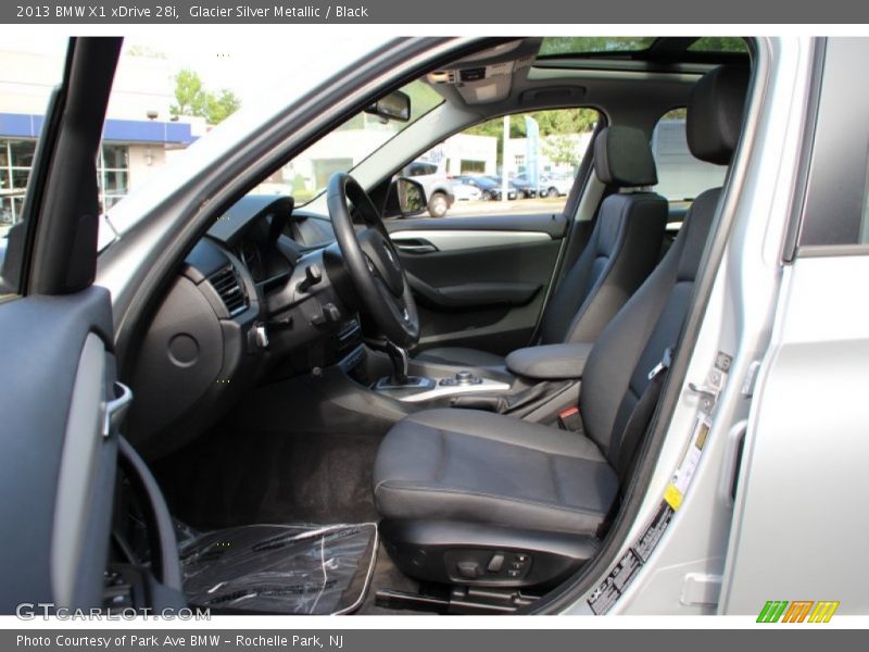 Glacier Silver Metallic / Black 2013 BMW X1 xDrive 28i