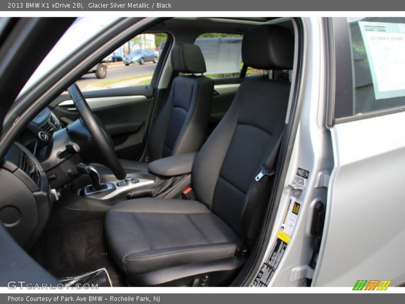Glacier Silver Metallic / Black 2013 BMW X1 xDrive 28i