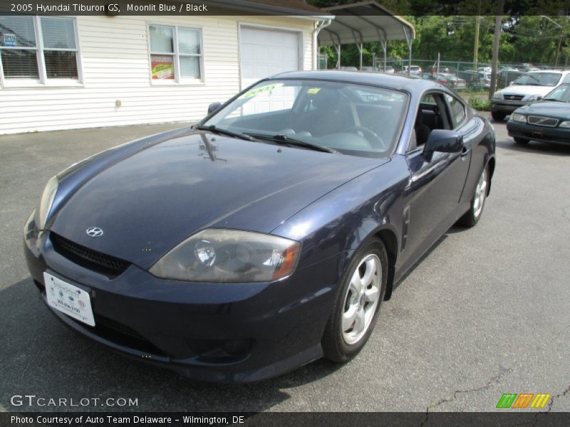 Moonlit Blue / Black 2005 Hyundai Tiburon GS