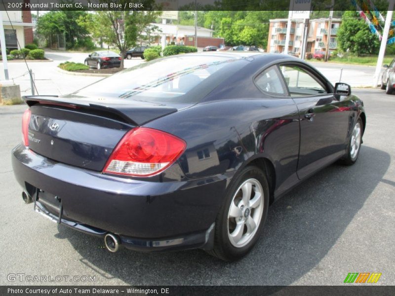 Moonlit Blue / Black 2005 Hyundai Tiburon GS