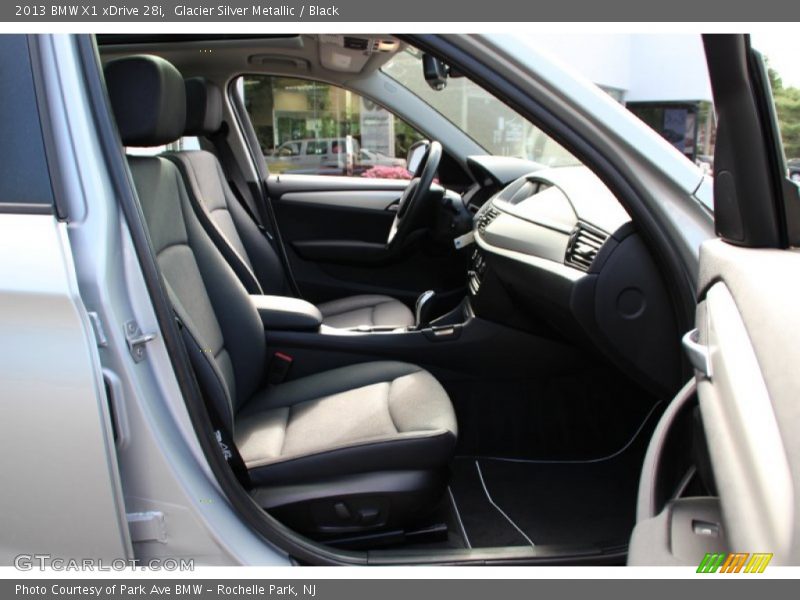 Glacier Silver Metallic / Black 2013 BMW X1 xDrive 28i