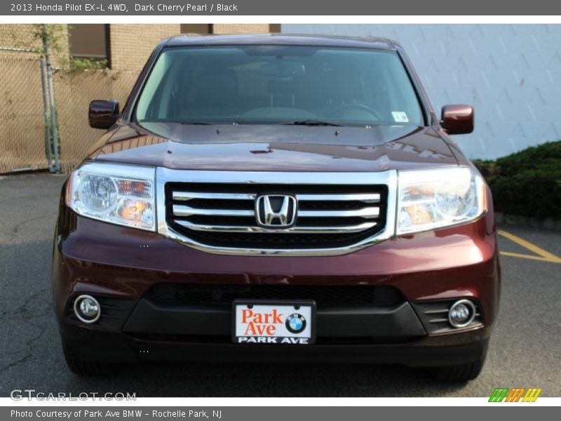 Dark Cherry Pearl / Black 2013 Honda Pilot EX-L 4WD