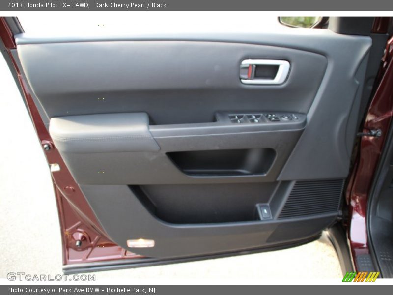 Dark Cherry Pearl / Black 2013 Honda Pilot EX-L 4WD