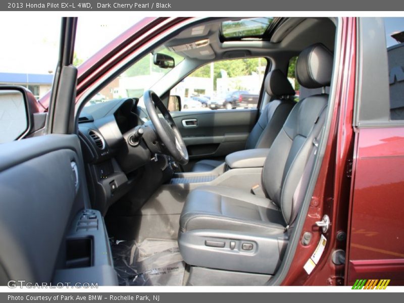 Dark Cherry Pearl / Black 2013 Honda Pilot EX-L 4WD