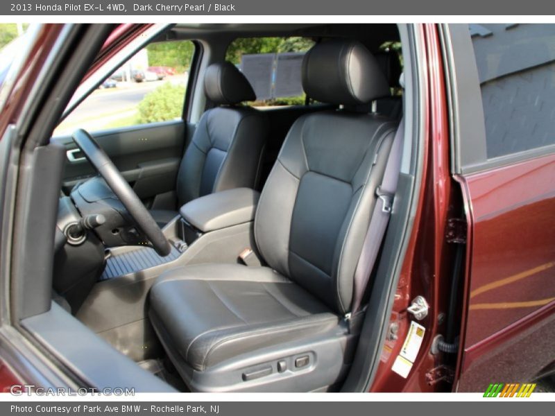 Dark Cherry Pearl / Black 2013 Honda Pilot EX-L 4WD