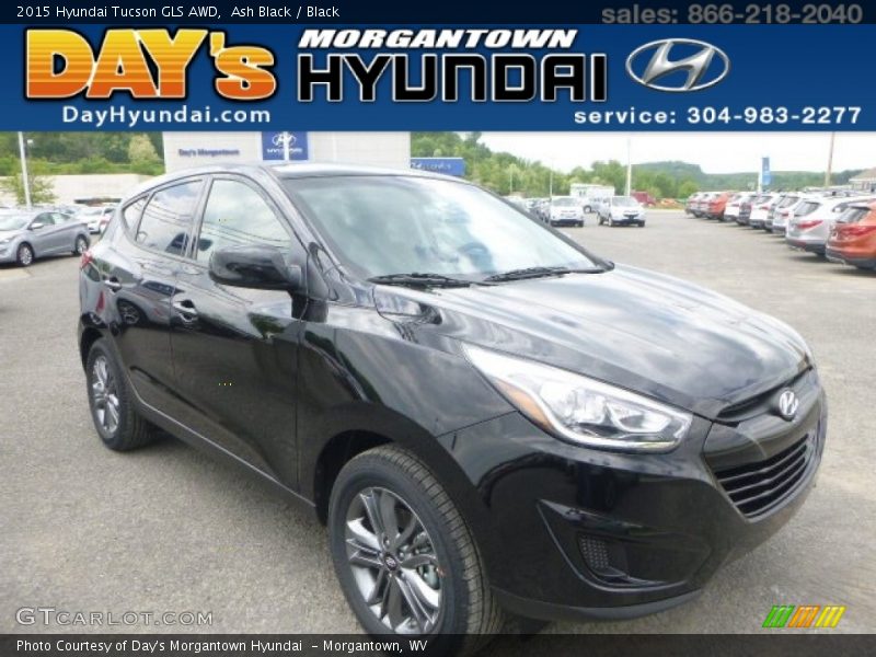 Ash Black / Black 2015 Hyundai Tucson GLS AWD