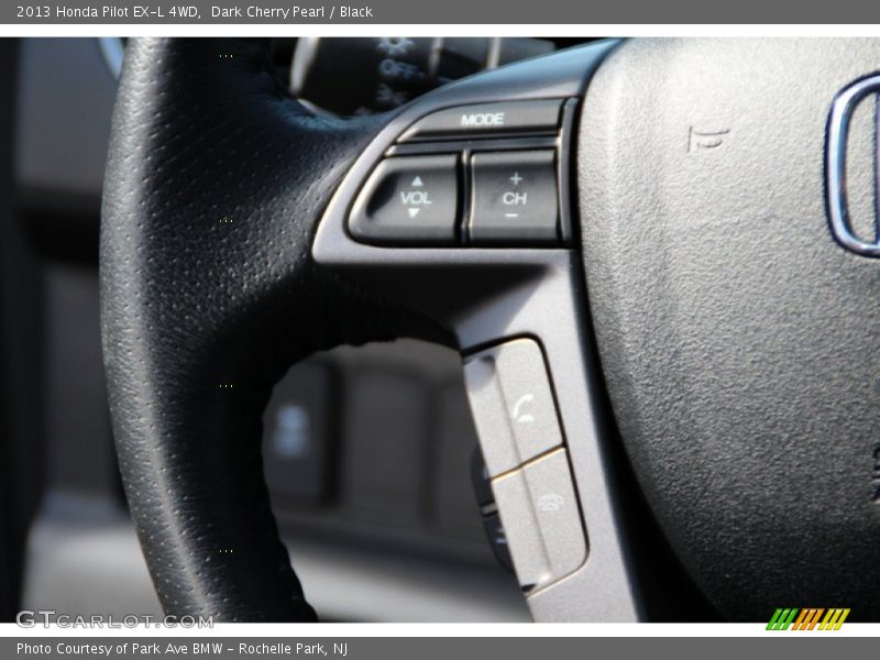 Dark Cherry Pearl / Black 2013 Honda Pilot EX-L 4WD