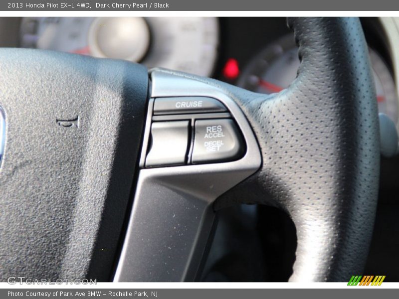 Dark Cherry Pearl / Black 2013 Honda Pilot EX-L 4WD