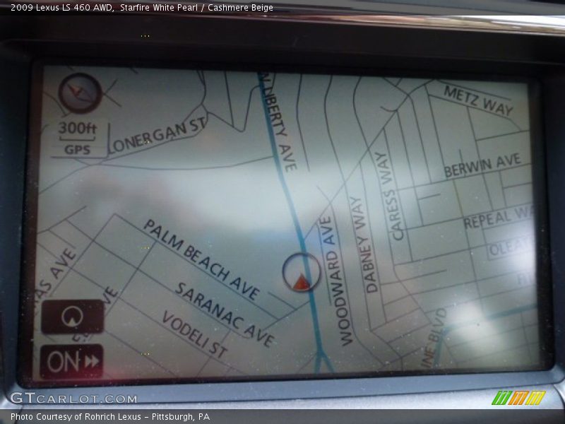 Starfire White Pearl / Cashmere Beige 2009 Lexus LS 460 AWD