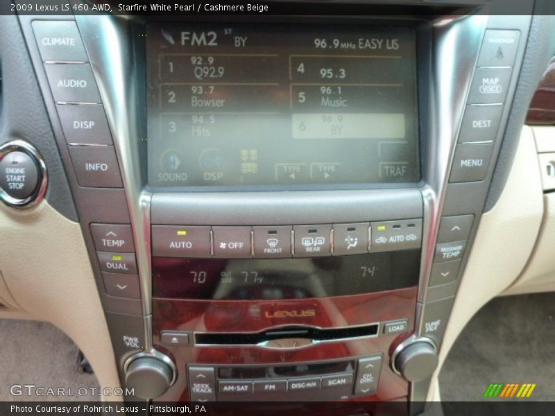 Starfire White Pearl / Cashmere Beige 2009 Lexus LS 460 AWD