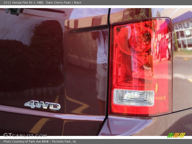 Dark Cherry Pearl / Black 2013 Honda Pilot EX-L 4WD