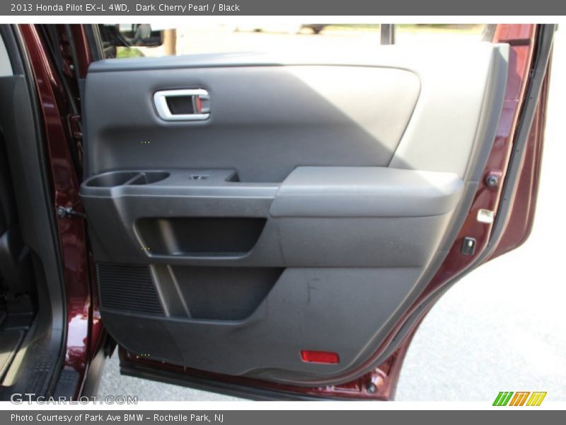 Dark Cherry Pearl / Black 2013 Honda Pilot EX-L 4WD