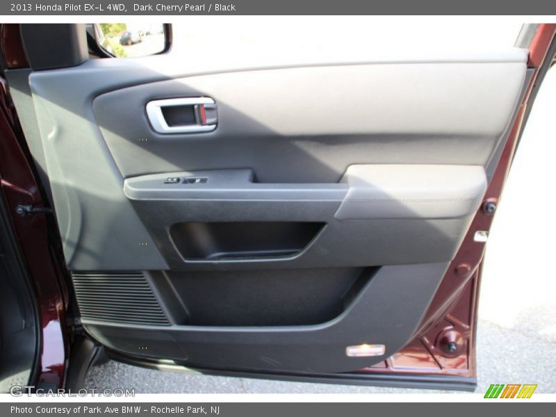 Dark Cherry Pearl / Black 2013 Honda Pilot EX-L 4WD