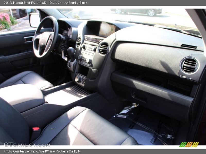 Dark Cherry Pearl / Black 2013 Honda Pilot EX-L 4WD