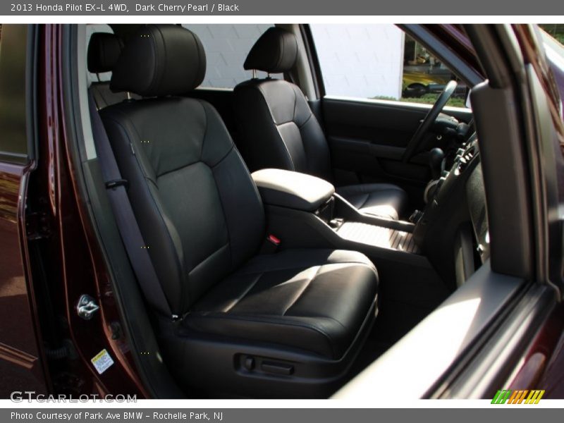 Dark Cherry Pearl / Black 2013 Honda Pilot EX-L 4WD