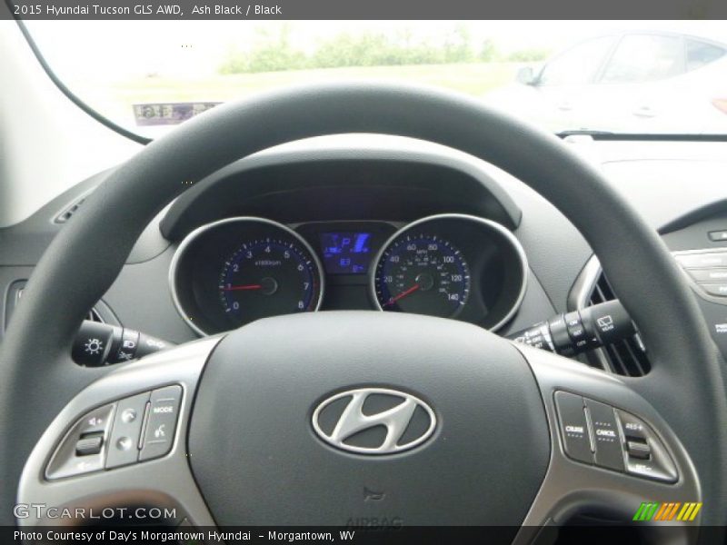 Ash Black / Black 2015 Hyundai Tucson GLS AWD