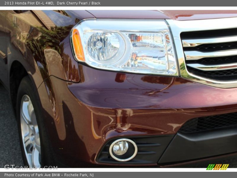 Dark Cherry Pearl / Black 2013 Honda Pilot EX-L 4WD