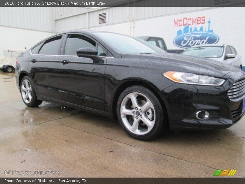 Shadow Black / Medium Earth Gray 2016 Ford Fusion S