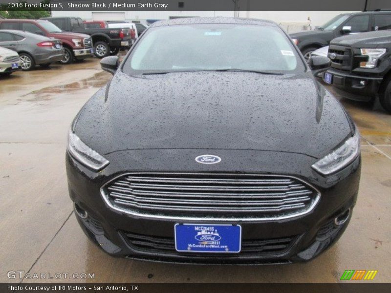 Shadow Black / Medium Earth Gray 2016 Ford Fusion S
