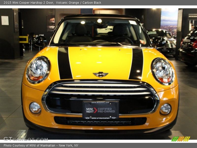 Volcanic Orange / Carbon Black 2015 Mini Cooper Hardtop 2 Door
