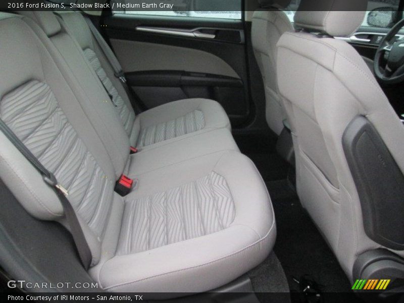 Rear Seat of 2016 Fusion S