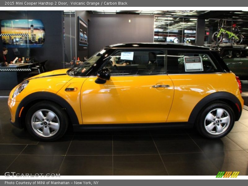 Volcanic Orange / Carbon Black 2015 Mini Cooper Hardtop 2 Door