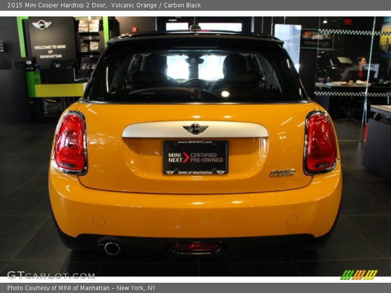 Volcanic Orange / Carbon Black 2015 Mini Cooper Hardtop 2 Door