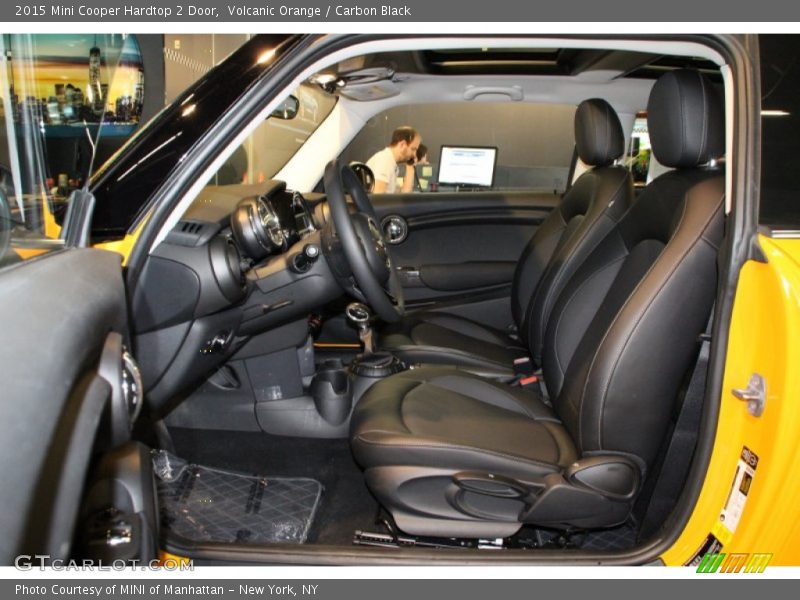 Volcanic Orange / Carbon Black 2015 Mini Cooper Hardtop 2 Door