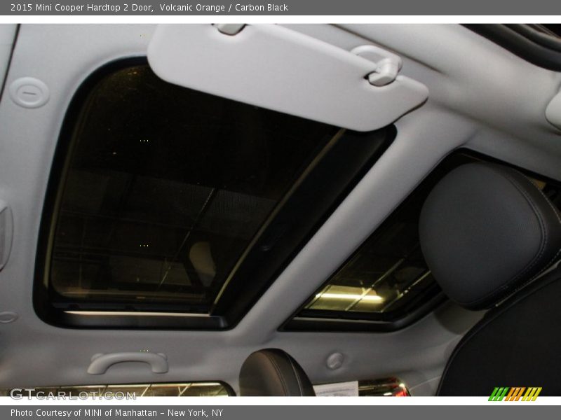 Volcanic Orange / Carbon Black 2015 Mini Cooper Hardtop 2 Door