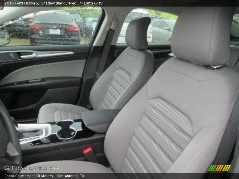 Shadow Black / Medium Earth Gray 2016 Ford Fusion S