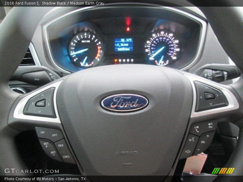 Shadow Black / Medium Earth Gray 2016 Ford Fusion S