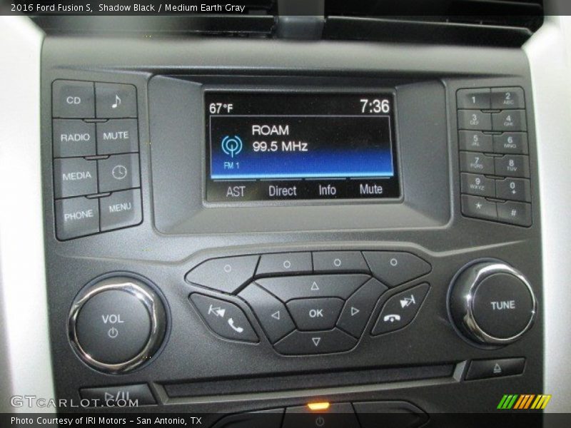 Controls of 2016 Fusion S