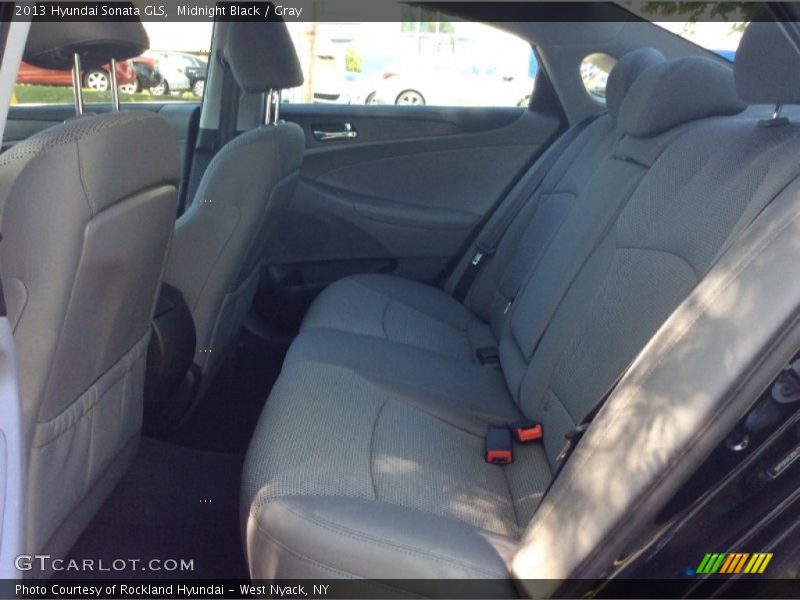 Midnight Black / Gray 2013 Hyundai Sonata GLS